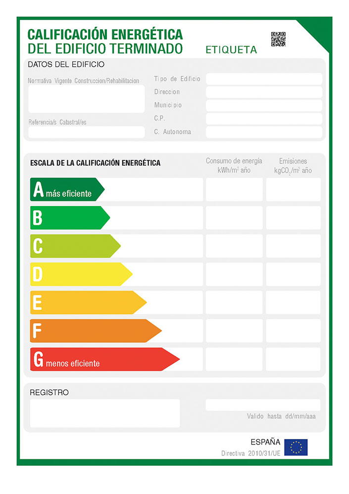 Certificado de eficiencia energética